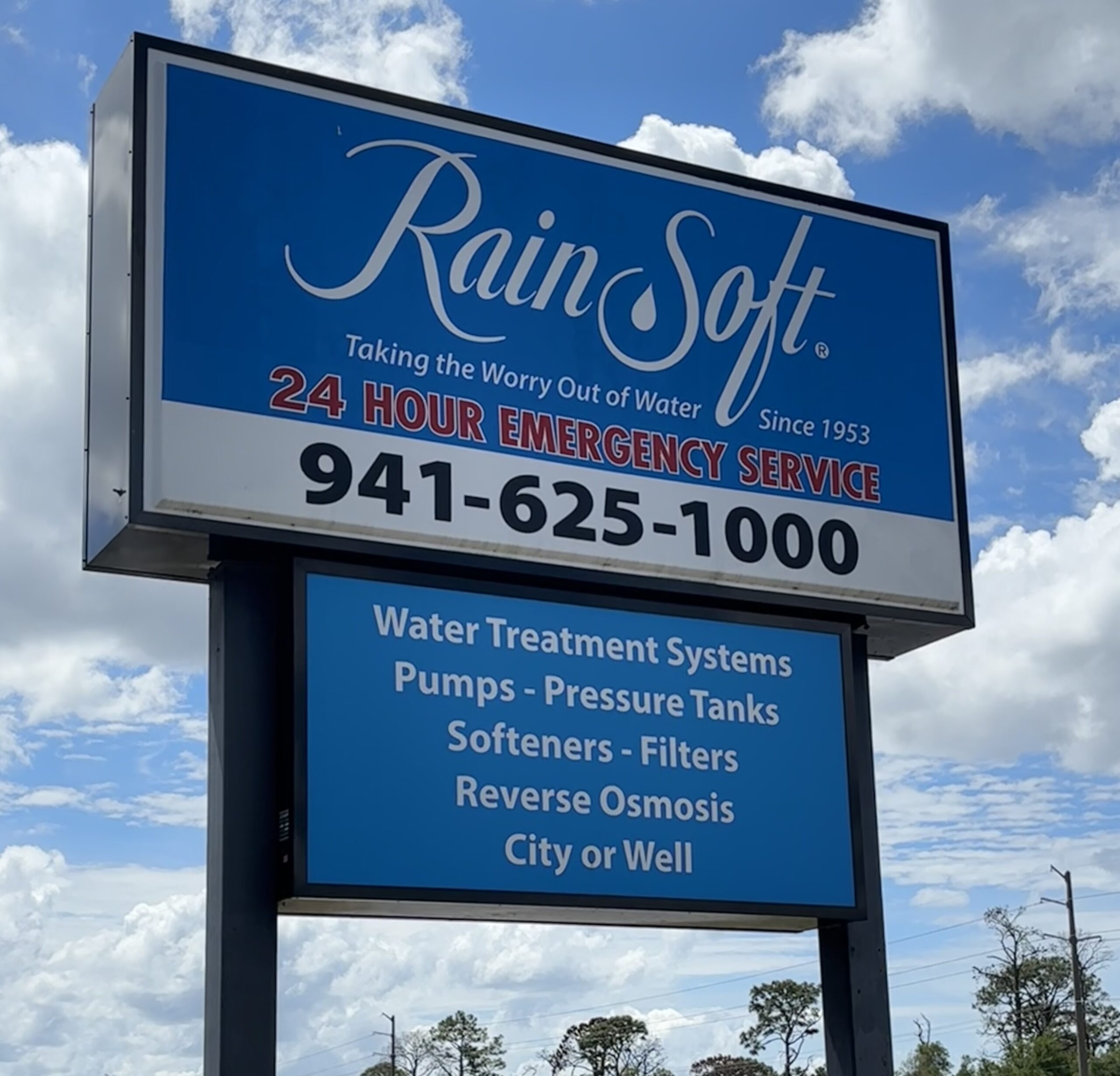 Rainsoft Sign